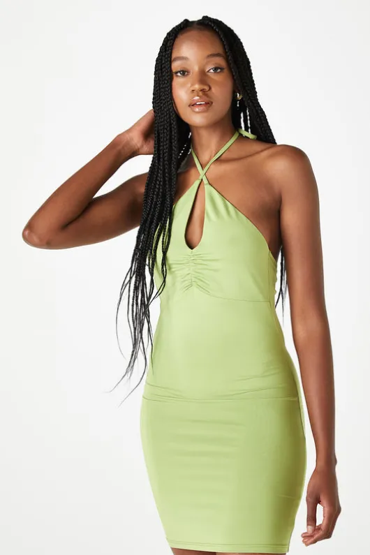 Amalfi Key Hole Halter Dress