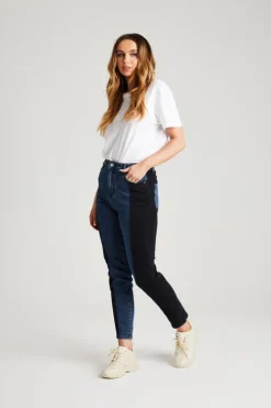Bab Patchwork Mom Jean