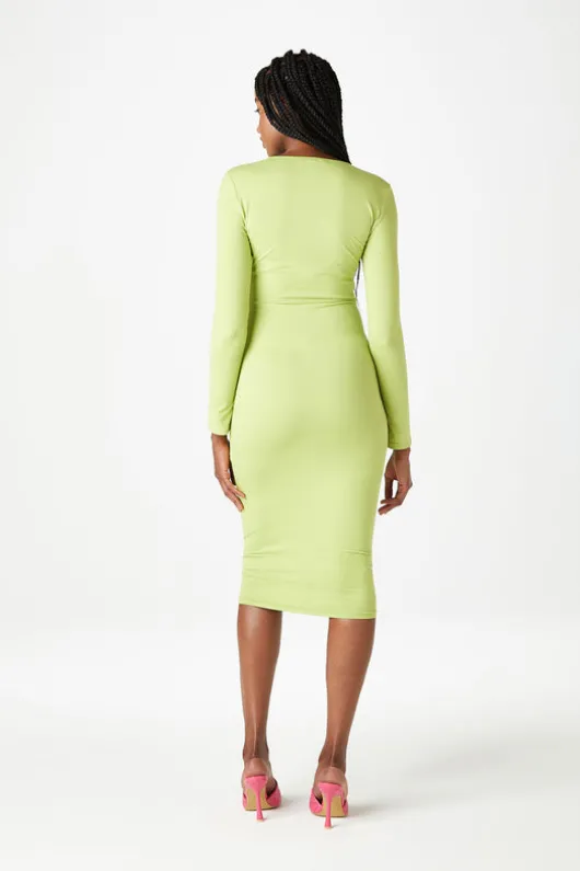 Bali Twist Cut Out Midi Dress