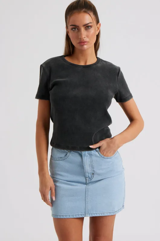 Bleach Mom Mini Skirt