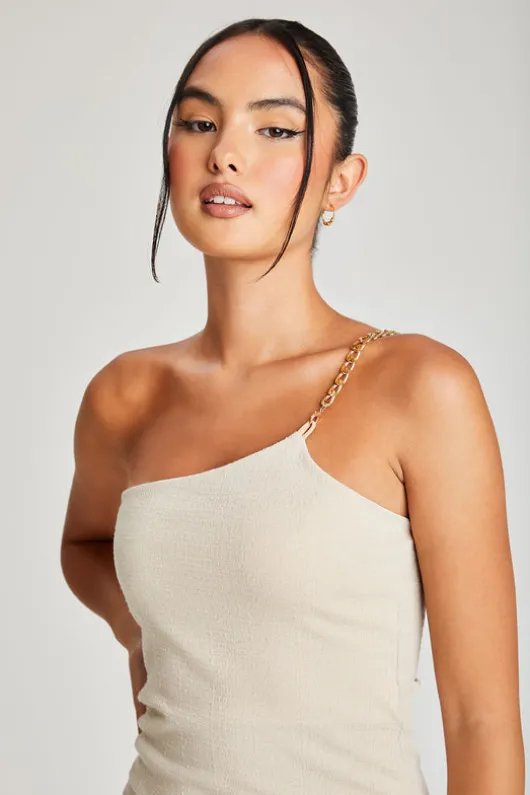 Chain Strap Midi Dress