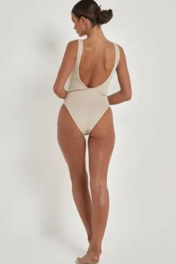 Cut Out Ring Swimsuit