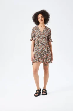 Dola Floral Wrap Dress