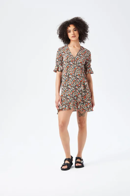 Dola Floral Wrap Dress