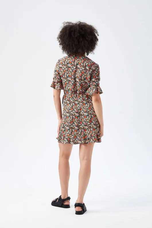 Dola Floral Wrap Dress