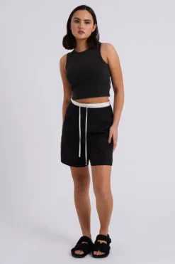Double Waistband Bermuda Short