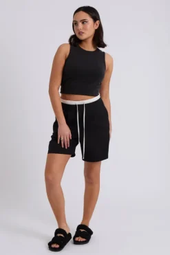 Double Waistband Bermuda Short