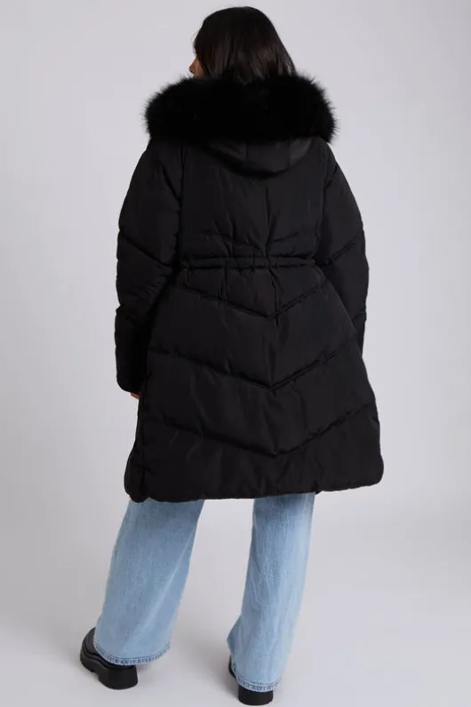 Faux Fur Padded Parka