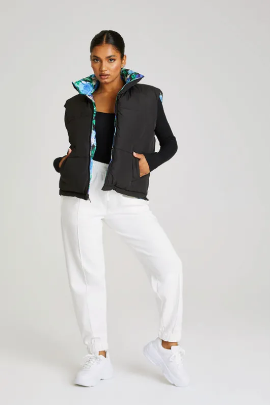 Floral Reversible Gilet