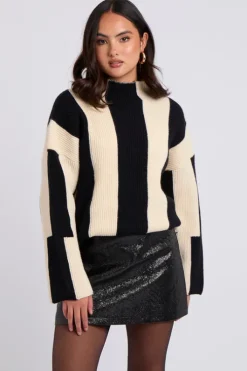 Glitter PU Mini Skirt