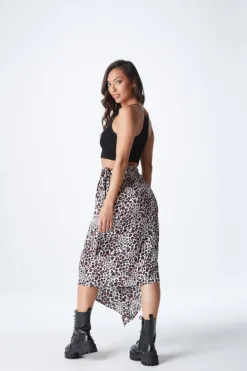 Gwen Wrap Midi Skirt