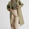 Khaki Rubberised Raincoat
