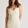 Laundered Rib Mini Dress