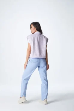 Lilac Dogtooth Gilet