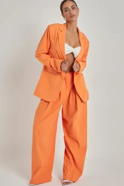 Linen Wide Leg Trouser