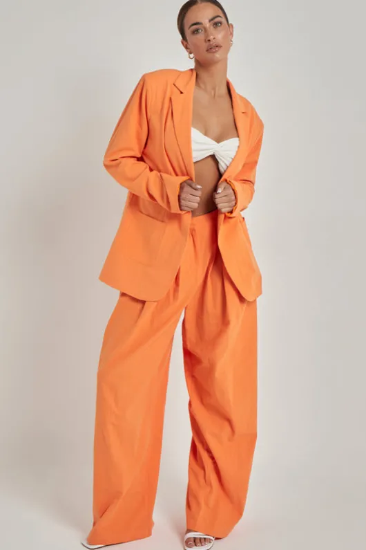 Linen Wide Leg Trouser