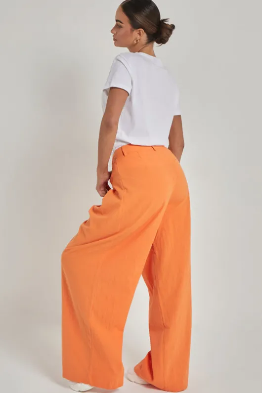 Linen Wide Leg Trouser