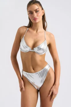 Metallic Bikini Bottoms