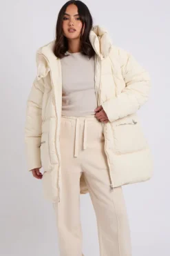 Mid Length Puffer Coat