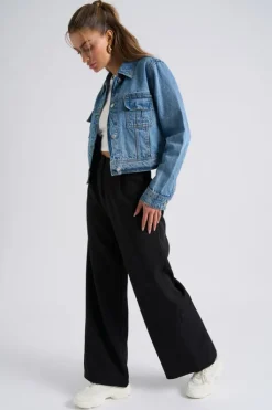 Mid Wash Maya Cargo Jacket
