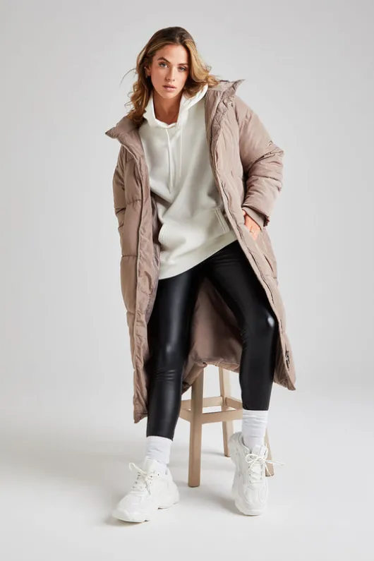 Mink Longline Puffer Jacket