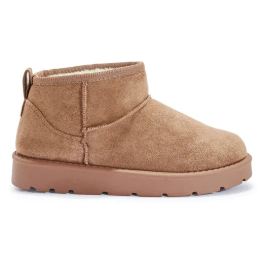 Mocha Faux Fur Lined Ankle
