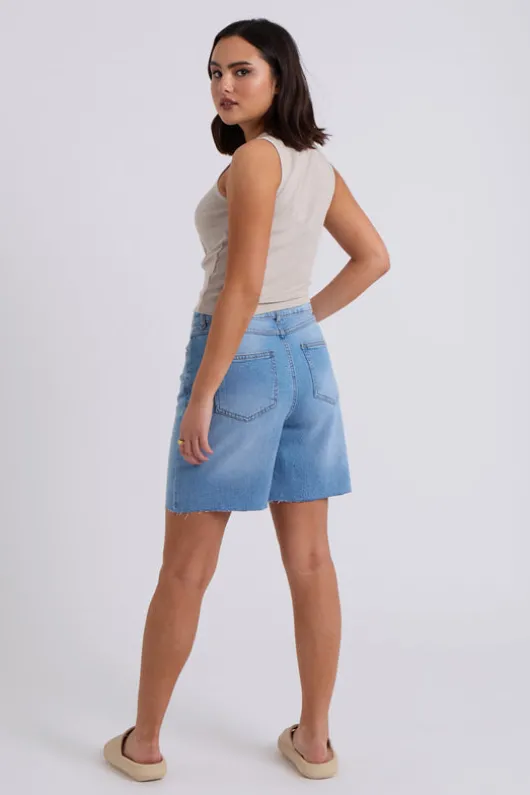 Neutral Washed Ribbed Racer Vest