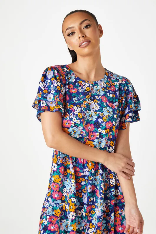 Patsy Floral Ruffle Dress