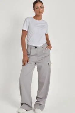 Pinstripe Tailored Cargo Trouser