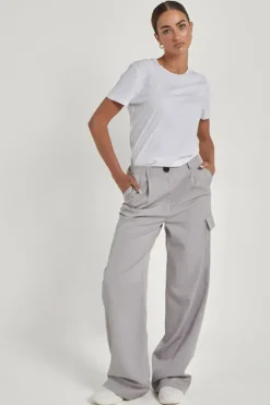 Pinstripe Tailored Cargo Trouser