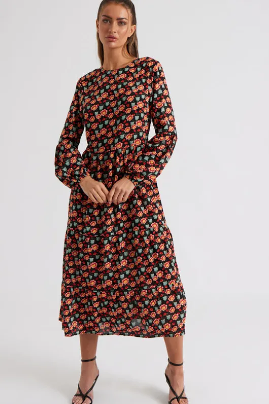 Sybille Floral Smock Dress
