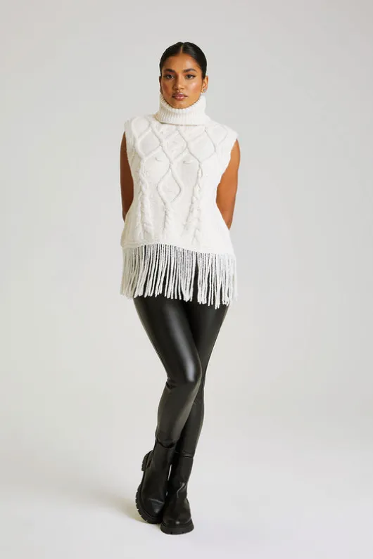 Tassel Knit Vest