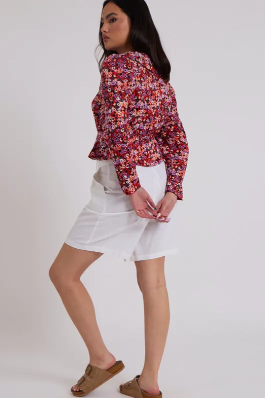 Terese Tie Front Blouse