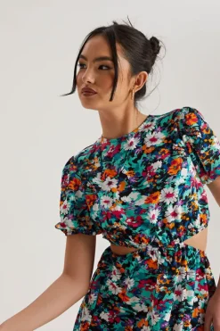 True Floral Smock Dress | Urban Bliss clothing