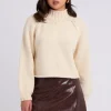 Washed PU Mini Skirt