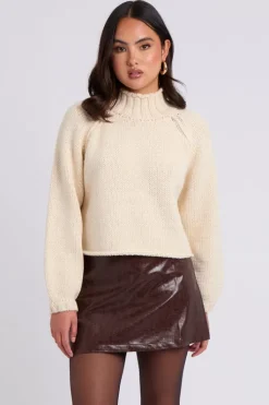 Washed PU Mini Skirt