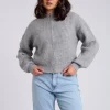 Zip Ribbed Cardigan